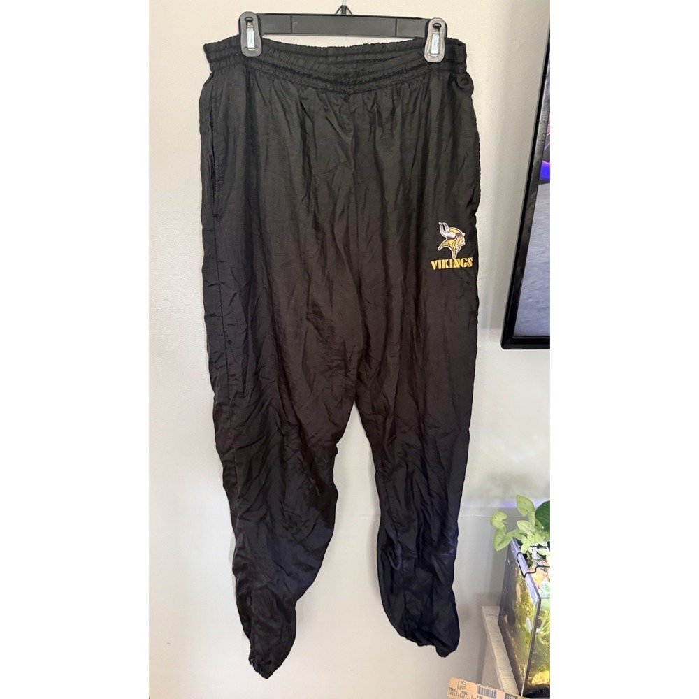 Vintage 90's Minnesota Vikings NFL Windbreaker Pants L
